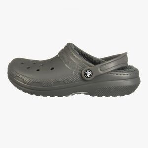 Crocs Classic Lined Clog Mule Shoes Womens Size 7 Gray